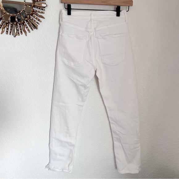 Agolde Toni Mid Rise Distressed Hem Jeans size 25 - Picture 4 of 8